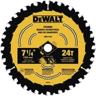 Dewalt Circular Saw Blade, 7 1/4 Inch, 24 Tooth, Wood Cutting New. Price: $53.24.