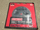 Sears Craftsman 5 1/2" Circular Cordless Saw Blade 80 TOOTH-S100 Steel Smooth New. Price: $19.99.