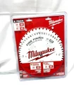 Milwaukee 2 Pack Fine Finish/general Purpose Wood Blades 10IN/ 40T/60T *new. Price: $60.85.