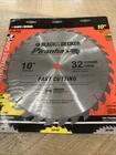 77-740 Black Decker 10" Piranha Fast Cutting 32 Carbide Teeth Saw Blade Bd New. Price: $25.95.