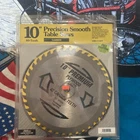 Oldham Signature Premier 40 Tooth 10 Inch Saw Blade 5/8TH Arbor Used. Price: $19.99.