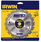 Irwin Marathon Carbide Cordless Circular Saw Blade, 6 1/2-INCH, 18T (14020) New. Price: $9.99.