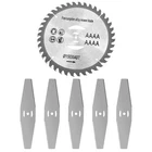 6PCS High Carbon Steel Alloy Weed Cutter Attachments 5PCS Metal Blades 1PC Saw New. Price: $14.59.