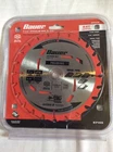 Bauer 7-1/4" 24T Circular Saw Blade 5/8" Arbor Carbide Plywood Framing Open. Price: $6.00.