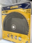 Irwin Marathon IWAS1260 12" X 60-TOOTH Carbide Miter/table Saw Blade Used. Price: $10.45.