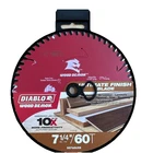 7- Tooth Ultimate Finish Wood Demon Carbide Saw Blade Diablo Tools D0760UXR New. Price: $19.95.