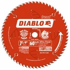 Diablo By Freud D0760A 7-1/4" X 60-TOOTH Ultra Fine Finishing Circular Saw New. Price: $22.37.