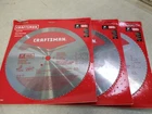 Lot Of 3 - Craftsman Circular Saw Inch Blade 180T Plywood Chn CMAS210180 Open. Price: $45.00.