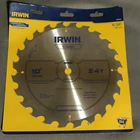 Irwin Classic Series 10 Circular Saw Blade 24T Framing/ripping #15070 New. Price: $22.79.