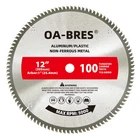 12 100T Upgrade Tcg Grind Aluminum Non-ferrous Metal Saw Blade With 1-INCH New. Price: $35.39.