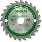 Oshlun SBW-034024 3-3/8-INCH Tooth General Purpose Circular Saw Blade New. Price: $16.50.