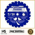 Avanti Pro 7-1/4" X 24T Framing Circular Saw Blade P0724R Wood Cutting New. Price: $10.99.