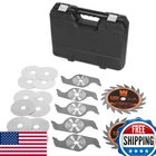 Wen BL067D 6-INCH 18-TOOTH Carbide-tipped Stacked Dado Blade Set For 8-1/4 And New. Price: $128.34.