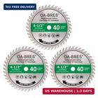 4-1/2" Fine Finish Wood Cut Circular Saw Blade 40T, Silver Fast Usa New. Price: $17.36.