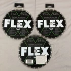 3 Pack Flex 24 Teeth Demolition 7 1/4 In Diamond Carbide Circular Saw Blades New. Price: $38.66.