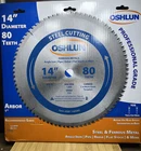 Oshlun SBF-140080 14-INCH Tooth Tcg Saw Blade With 1" Arbor Mild Steel #N210 New. Price: $97.79.