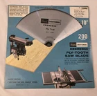 Sears Craftsman Kromedge 9-32446 10" Saw Blade 200 Tooth 5/8 Round Arbor New. Price: $18.99.
