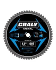 Craly Inch Teeth Steel And Ferrous Metal Cutting 12" 60T, Black New. Price: $68.97.