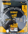 Dewalt DWA31012PCD 12T Laminate Prefinished Flooring & Fiber Cement Blade New. Price: $37.99.