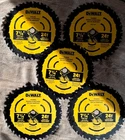 5 Pack Of Dewalt 7-1/4" 24T Carbide Circular Saw Blade Framing DWA171424 New. Price: $45.00.