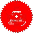 Diablo D0840X 8-1/4" Tooth Circular Saw Blade New Finish. Price: $35.99.