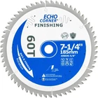 Echo Corner 7-1/4 Fine Finish Wood Cutting Circular Saw Blade Thin Kerf 60-TOOTH New. Price: $32.00.