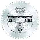 Freud LU91M008: 8-1/2"X 48T Thin Kerf Sliding Compound Miter Saw Blade Multi New. Price: $90.99.