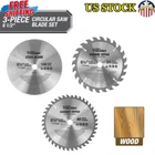 3 Piece Diy Enthusiast's Toolbox Circular Saw Blade Set Precise Cuts Woodworking New. Price: $21.25.