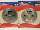 Two Nicholson General Purpose Magicut Rip 8" 40 Teeth Saw Blade 80566 Usa Nos New. Price: $12.95.
