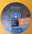 Spyder Framing Tarantula 2-PACK 7-1/4 24 Tooth Steel Circular Saw Blade New. Price: $21.99.