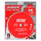7" X 36-TEETH Steel Demon Cermet Ii Saw Blade For Thick Metal New. Price: $32.97.