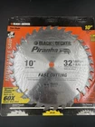 Black & Decker 77-740 10" Piranha Fast Cutting 32 Carbide Teeth Saw Blade New. Price: $20.99.