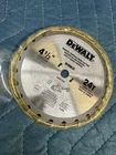1X Dewalt DWA412TCT 4-1/2" 24 Carbide Wood For DCS571 Cutting Circular Saw New. Price: $17.99.
