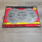 New Craftsman 5PC Steel Circular Saw Blade Pack 7-1/4" 20T 40T 150T Set. Price: $44.44.