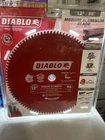 Diablo 12 In. Dia. X Carbide Tip Circular Saw Blade 96 Teeth Pk New. Price: $59.99.