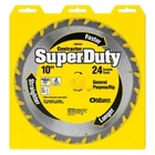 Oldham 100C424 Superduty General Purpose Carbide Blade, 10" X 24T New. Price: $28.21.