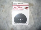 Chicago Electric Power Tools Item 67460 Flat Half Moon Cutter Blade New. Price: $11.00.