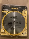 Dewalt DW3123 12" X 32 Tooth Atb Construction Grade Carbide Miter Saw Blade Used. Price: $20.00.