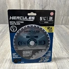 Hercules 7/8 Metal Cutting Saw Blade - 34 Carbide Teeth #58736 New. Price: $29.99.