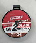 Pack Diablo 7-1/4 In. X 24-TOOTH Framing Circular Saw Blade Value New. Price: $14.99.