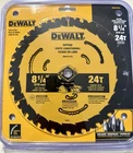 Dewalt DWA181424 8-1/4" 24T Circular Saw Blade Framing & Ripping New. Price: $24.99.