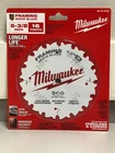 Milwaukee 5-3/8 In. X 16-TOOTH Framing Circular Saw Blade New. Price: $11.00.