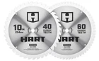 Hart 10-INCH 40T & 60T Ripping Crosscutting Saw Blades New. Price: $37.80.