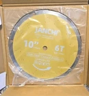 Janchi 10 In 6T Diamond Tip Circular Saw Blade Fiber Cement 5/8 Arbor 6000RPM Open. Price: $24.99.