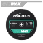 Evolution EVOMAX14AL In. 100T Professional Grade Aluminum Tct Blade Used. Price: $140.00.