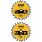 Atomic 4-1/2 In. 24-TOOTH Circular Saw Blade (2-PACK), Precision Cutting New. Price: $17.03.