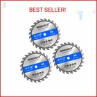Ninehole 3PACK 1/2 Circular Saw Blade 40T With 3/8-INCH Arbor, Tct Carbid New. Price: $15.05.