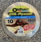 Oldham Osb-plywood Circular Saw Blade Open. Price: $12.00.