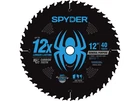 Spyder 13049 12" 40-TOOTH General Purpose Saw Blade For Wood, Black New. Price: $71.03.
