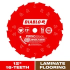 Diablo 12IN. X 16-TEETH Pergoblade Saw For Laminate And Wood Flooring New. Price: $122.08.